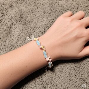 🍒Beanie Farm Animals Y2K Charm Bracelet, Pig, Chicken, Duck